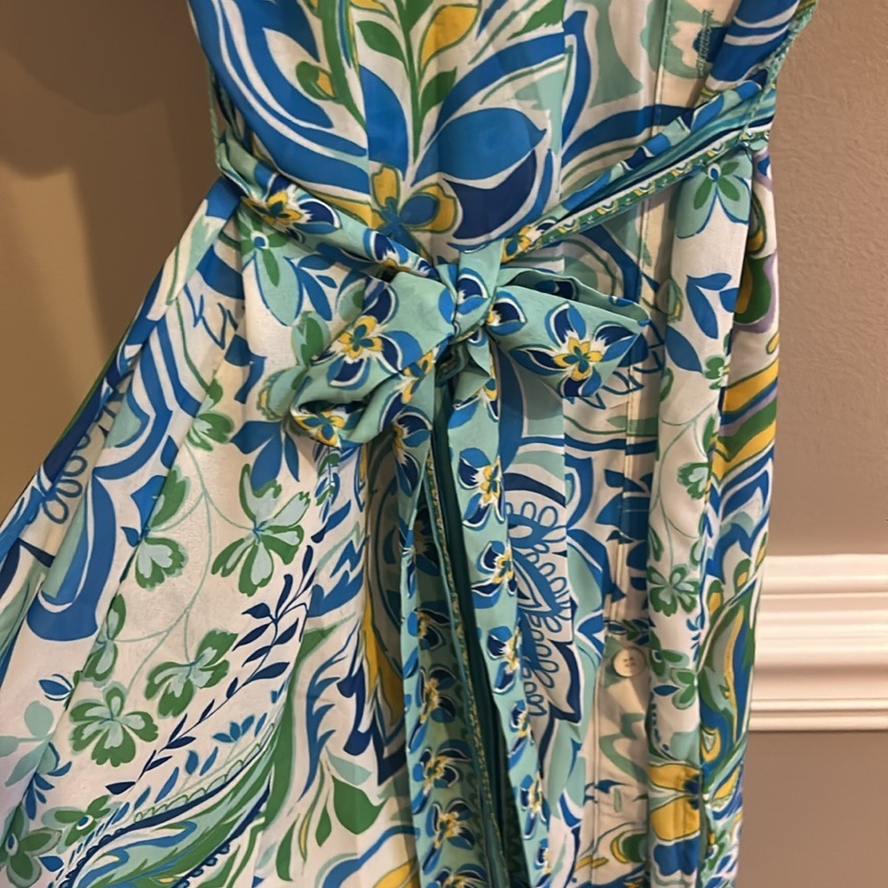 Flying Tomato Call It Love Floral Shirt Dress Size Large - Picture 7 of 15